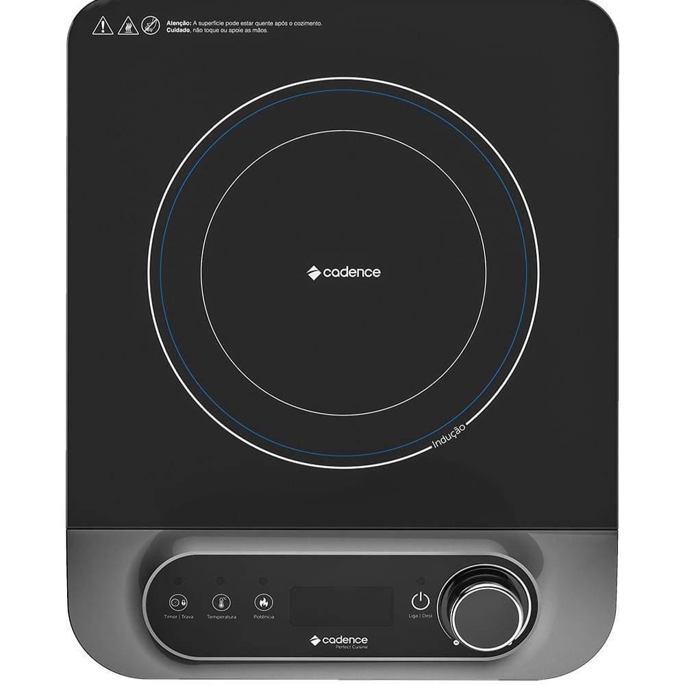 Fogão Cooktop de Indução Cadence 1 Boca Perfect Cuisine FOG601