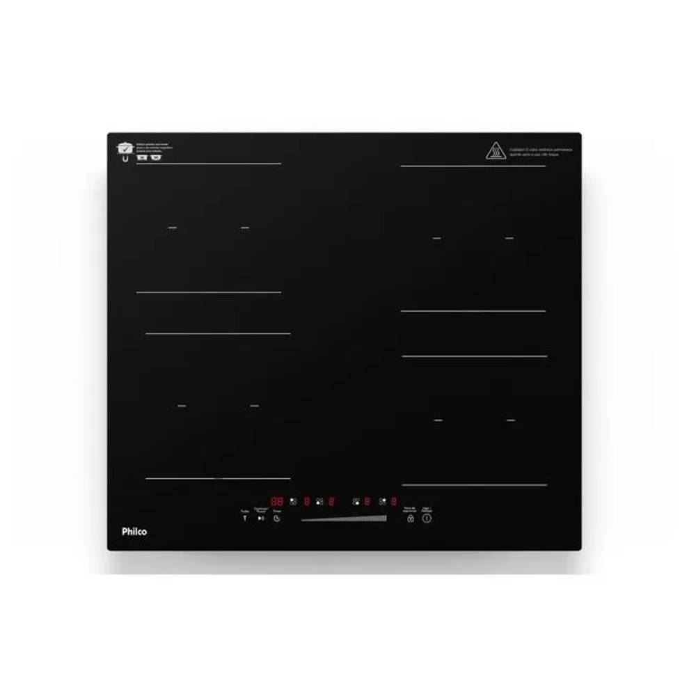 Fogão Cooktop De Indução Philco 4 Bocas Pctq1 - 220V