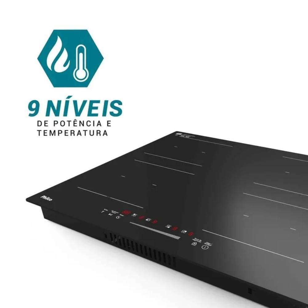 Fogão Cooktop De Indução Philco 4 Bocas Pctq1 - 220V