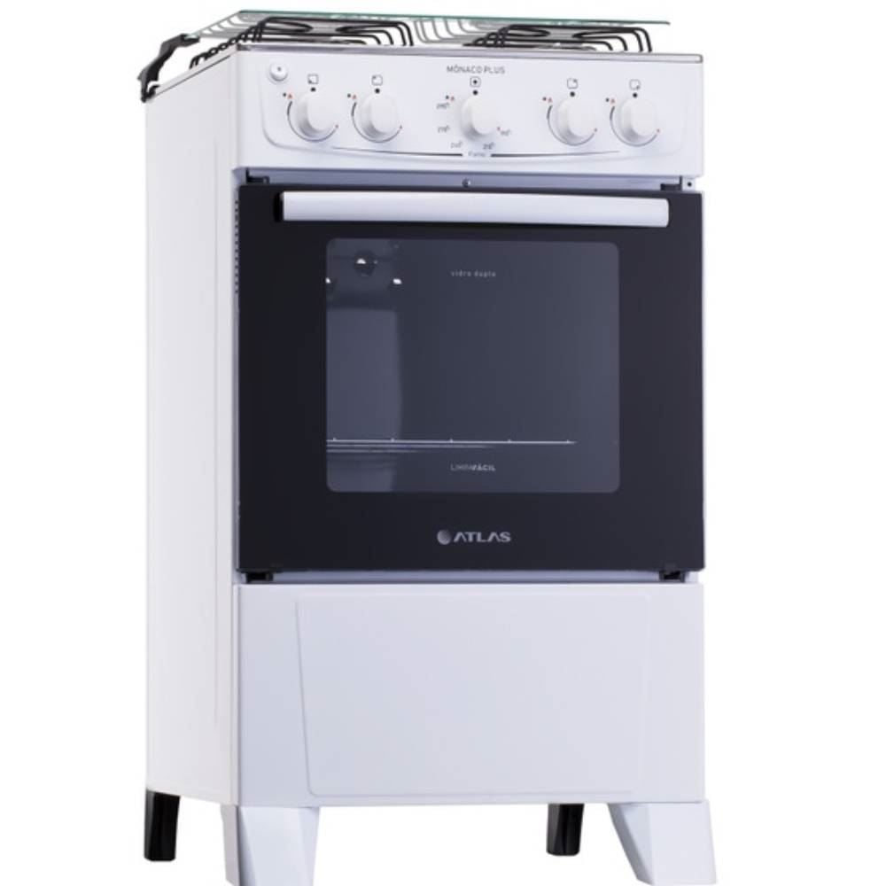 Fogão De Piso 4 Bocas Atlas Mônaco Plus - Bivolt