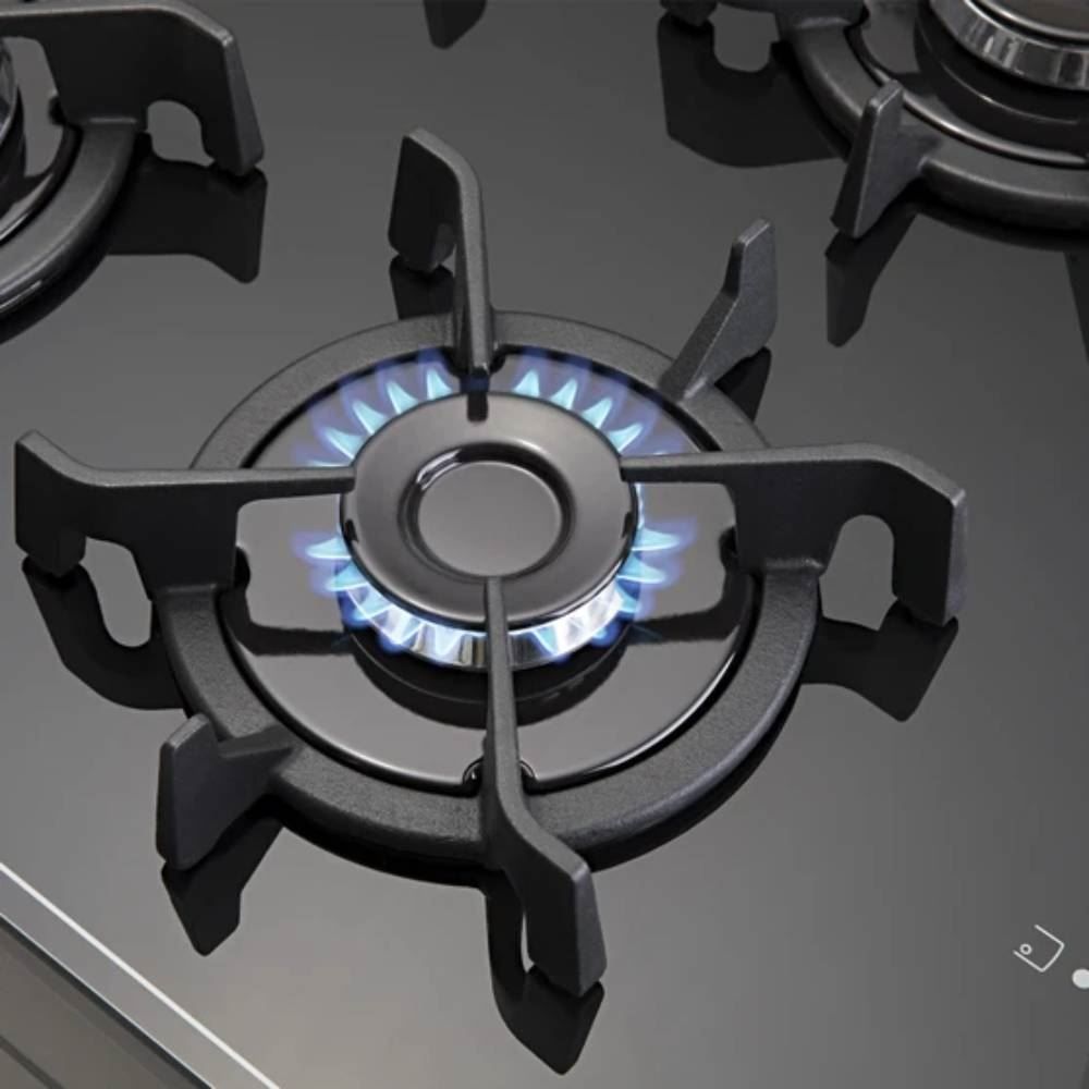 Fogão De Piso 4 Bocas Dako Magister Mesa De Vidro - Bivolt