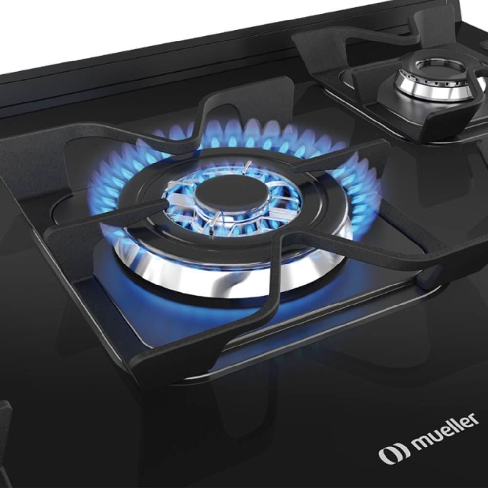Fogão De Piso 5 Bocas Mueller Tripla Chama Mfv5bf - Bivolt
