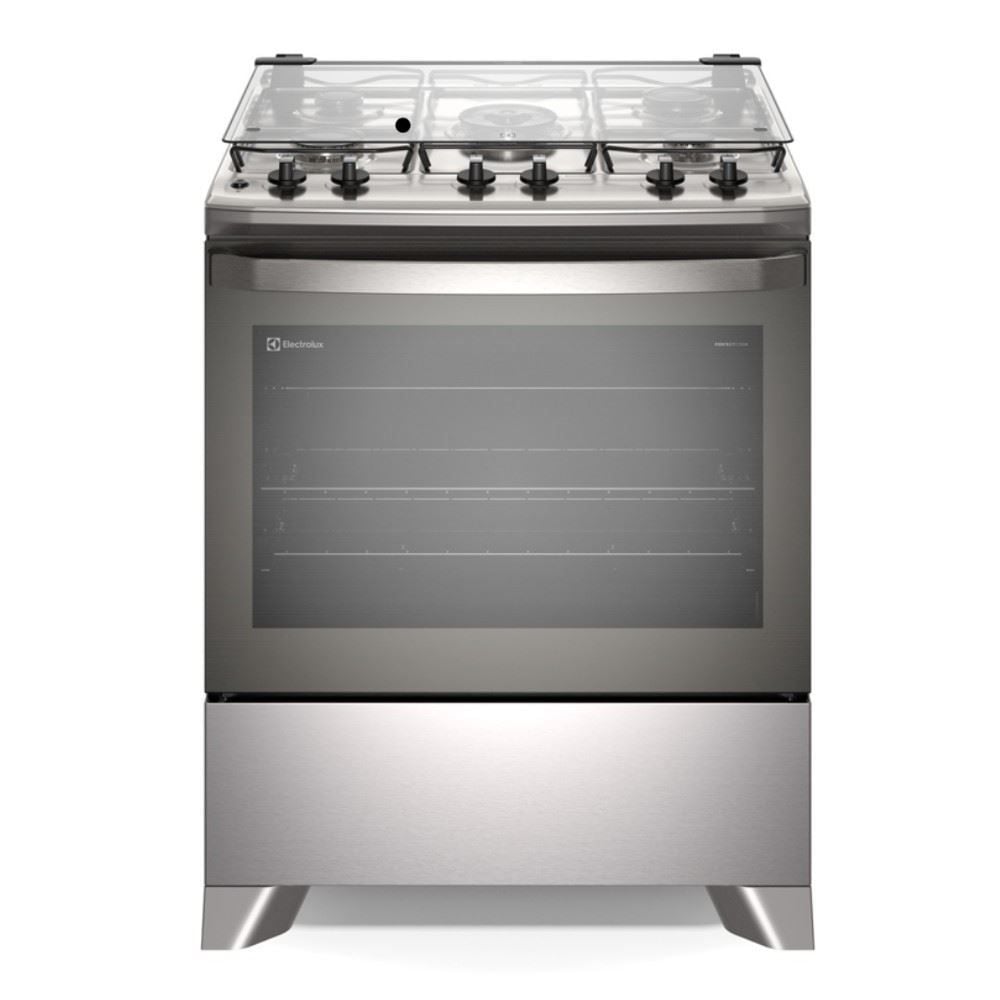 Fogão Electrolux 5 Bocas Mesa Inox Perfect Cook E Vaporbake Fe5ic