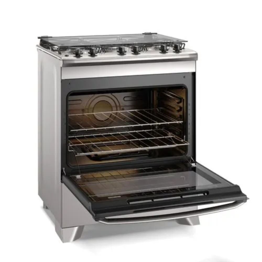 Fogão Electrolux 5 Bocas Mesa Inox Perfect Cook E Vaporbake Fe5ic