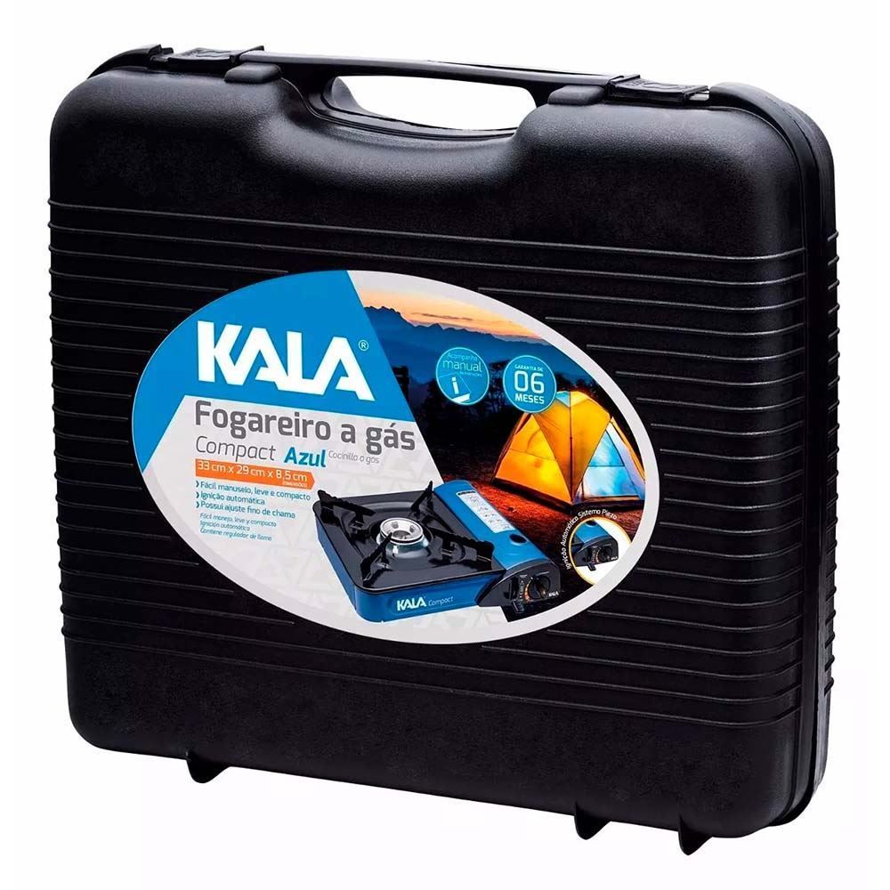 Fogareiro a Gás Compacto Kala - Azul