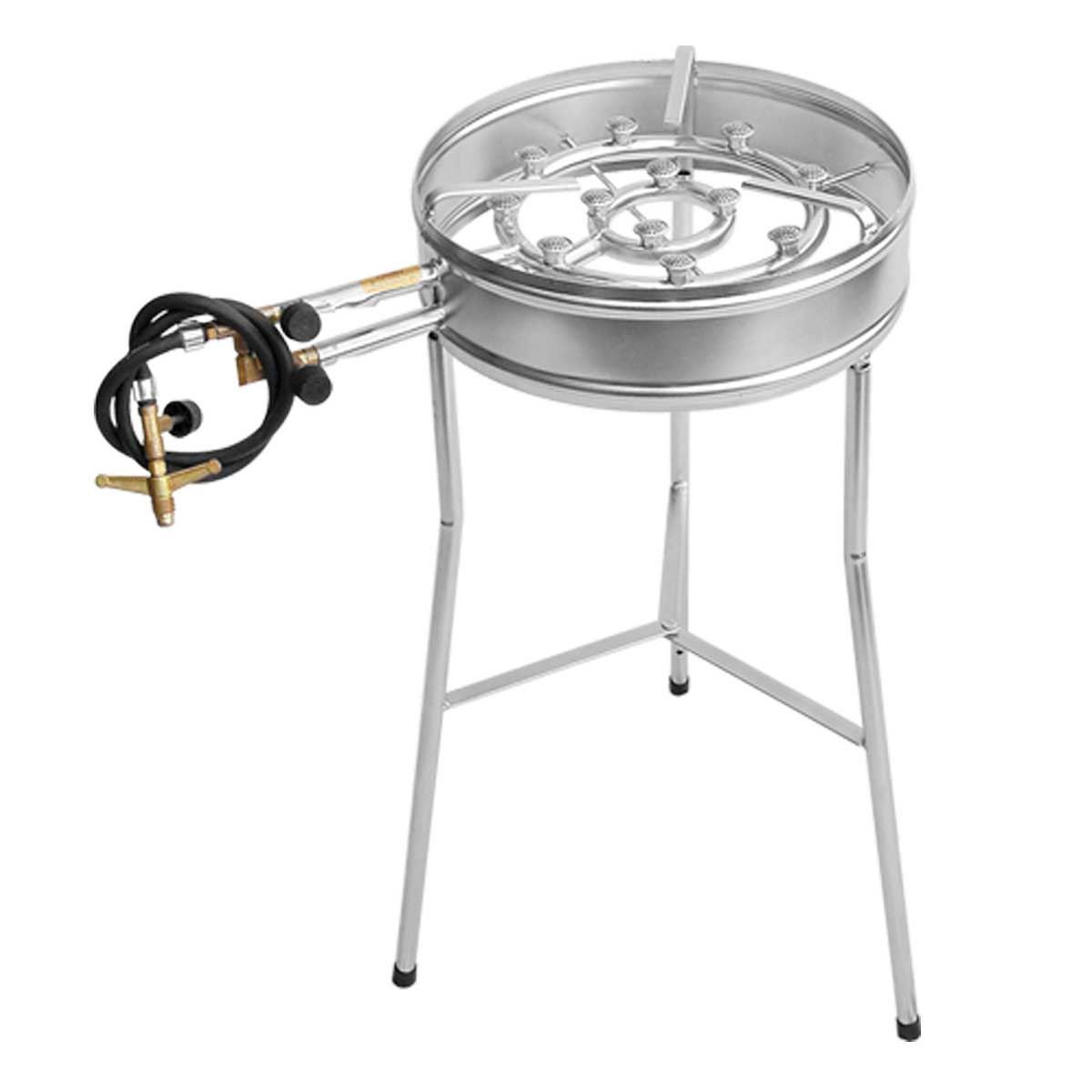 Fogareiro Tripé 2x1 com 12 Caulin Papaléguas 110.1 - 110.1