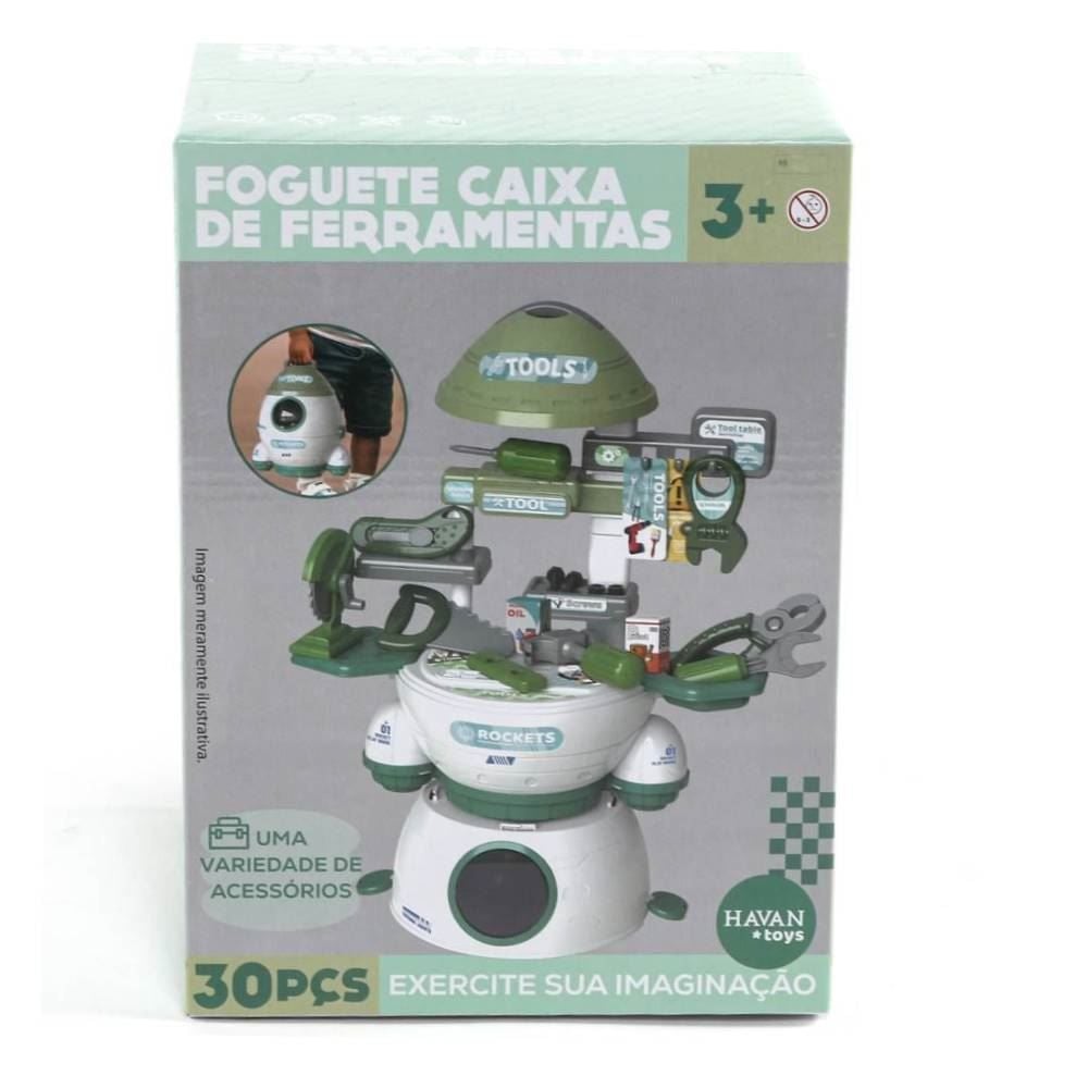 Foguete Caixa De Ferramentas E Acessórios Havan Toys - HBR0666