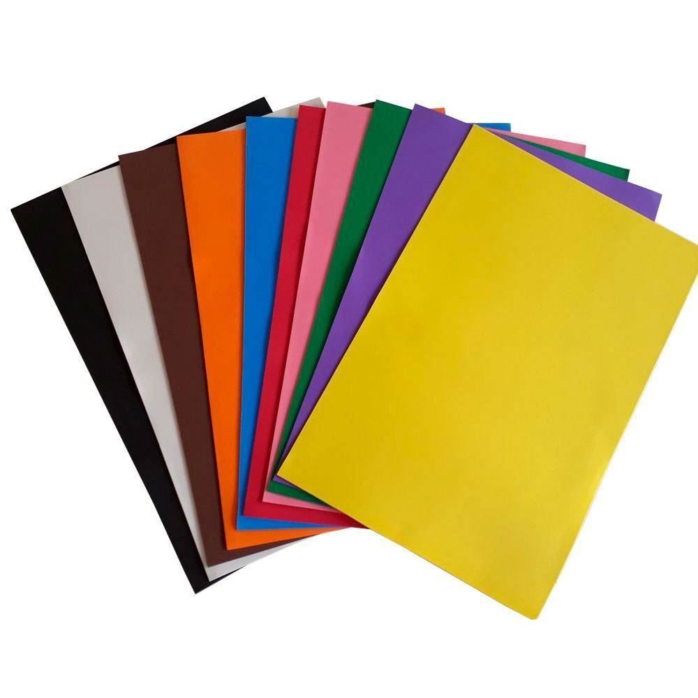 Folha De E.V.A.Lisa 40X60cm Vini Escolar - Sortido