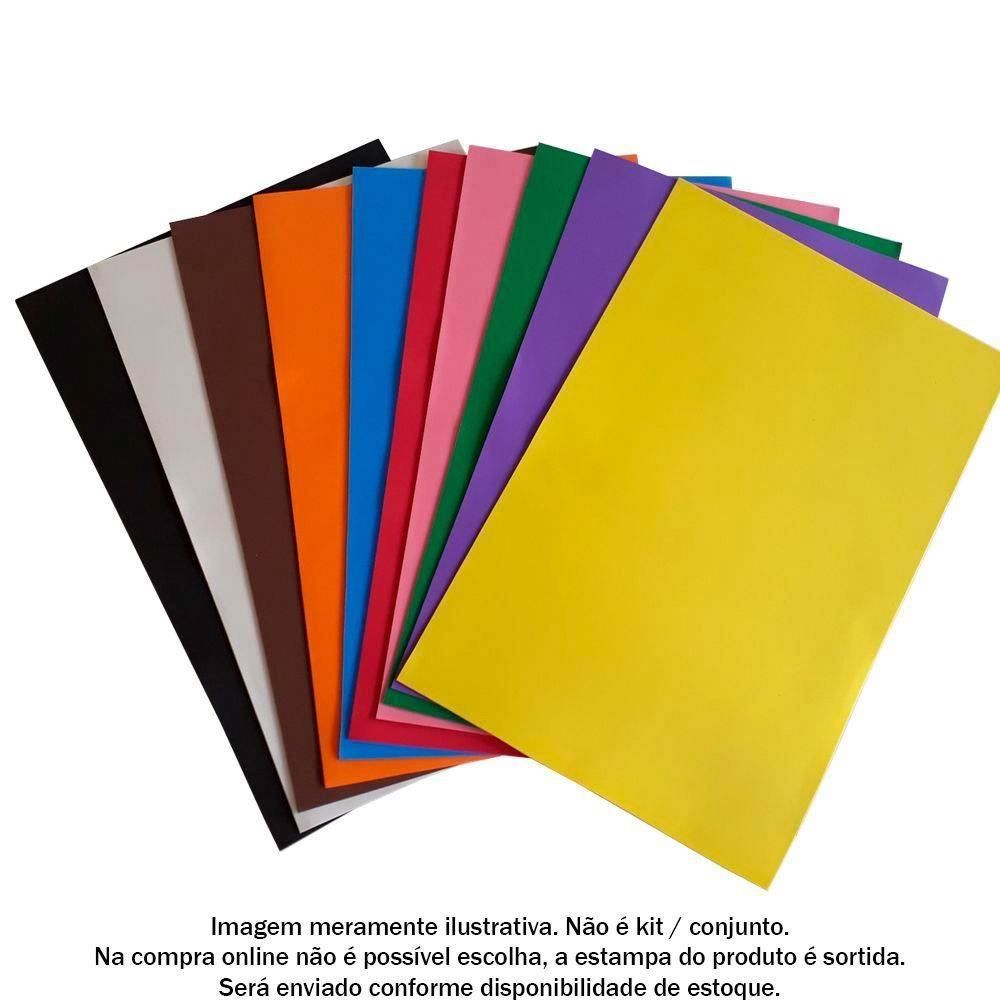 Folha De E.V.A.Lisa 40X60cm Vini Escolar - Sortido