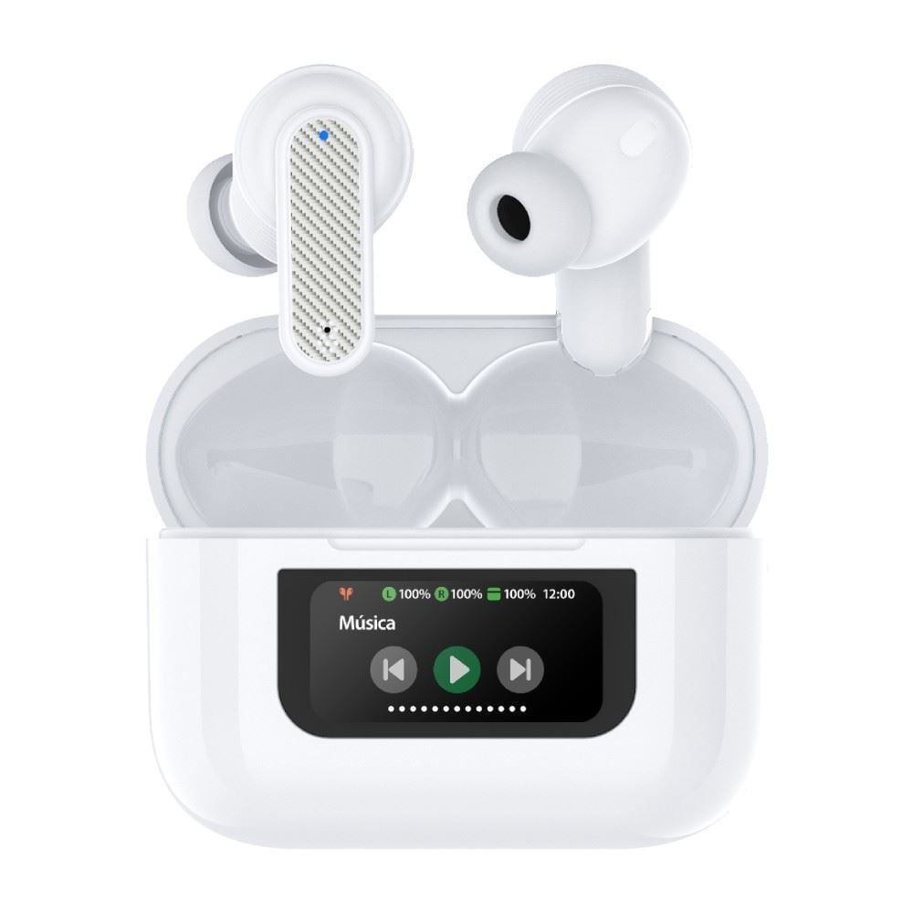 Fone de Ouvido Bluetooth com Redução de Ruído Klicke Ks400 - Branco