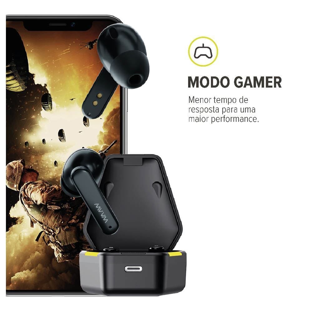 Fone De Ouvido Energy 100Eg Waaw By Alok - Preto