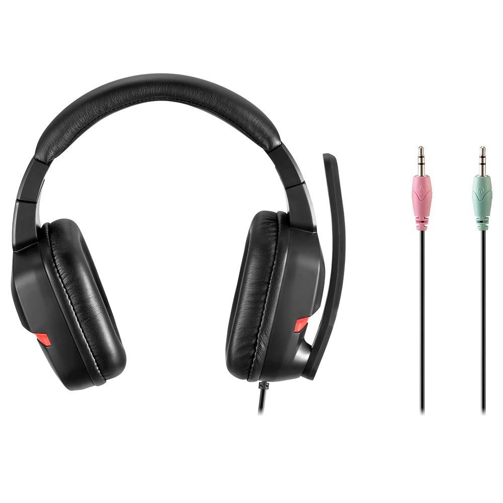 Fone De Ouvido Headset Gamer Warrior Askari P3 Stereo Ps4 Azul Ph292 - VERMELHO