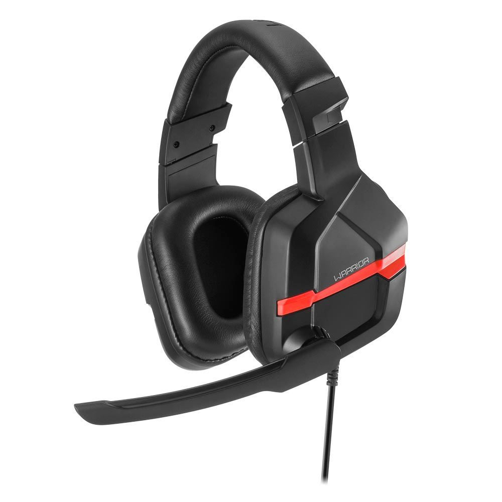 Fone De Ouvido Headset Gamer Warrior Askari P3 Stereo Ps4 Azul Ph292 - VERMELHO