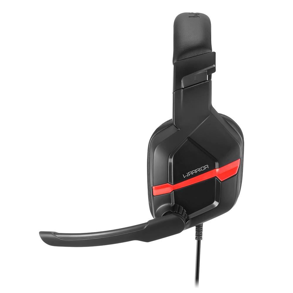 Fone De Ouvido Headset Gamer Warrior Askari P3 Stereo Ps4 Azul Ph292 - VERMELHO