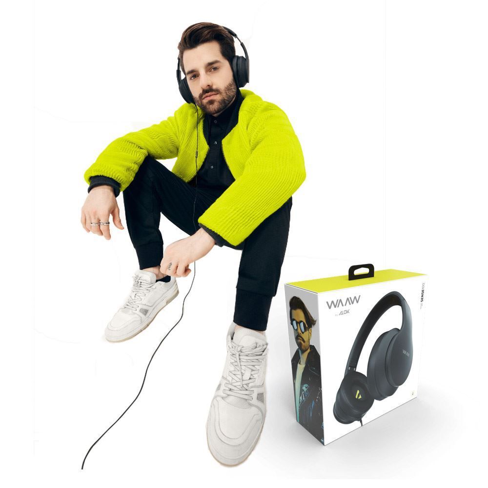 Fone De Ouvido Sense 100Hw Waaw By Alok - Preto