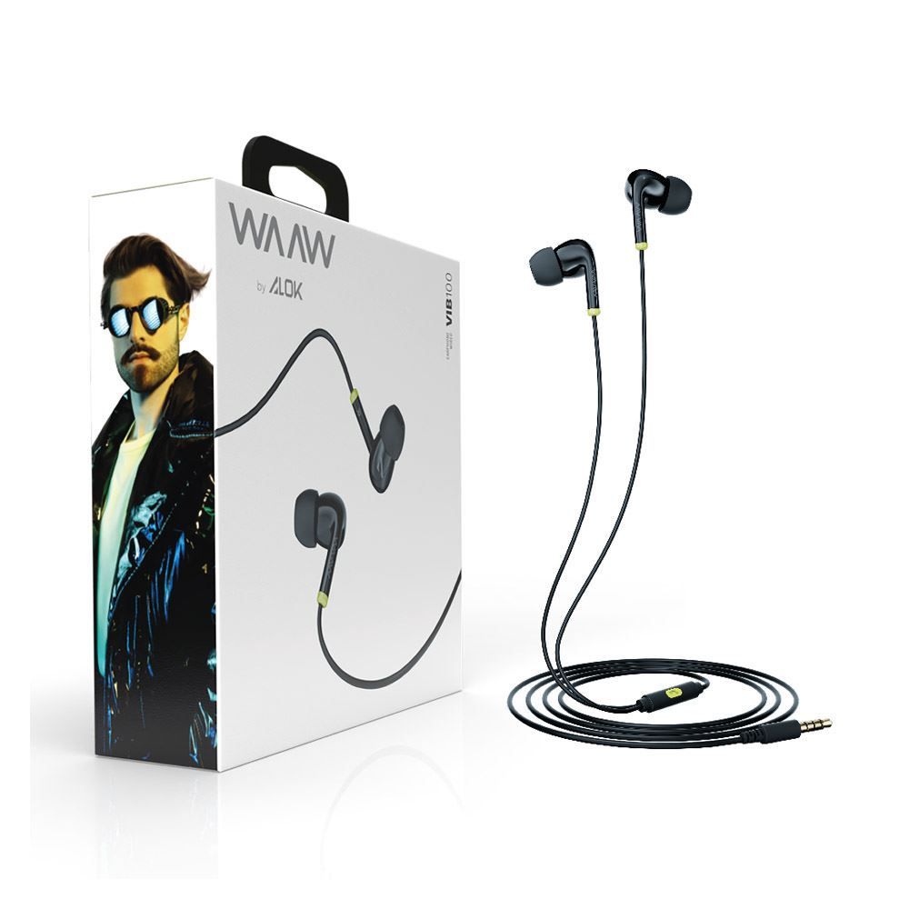 Fone De Ouvido Vib 100Ew Waaw By Alok - Preto