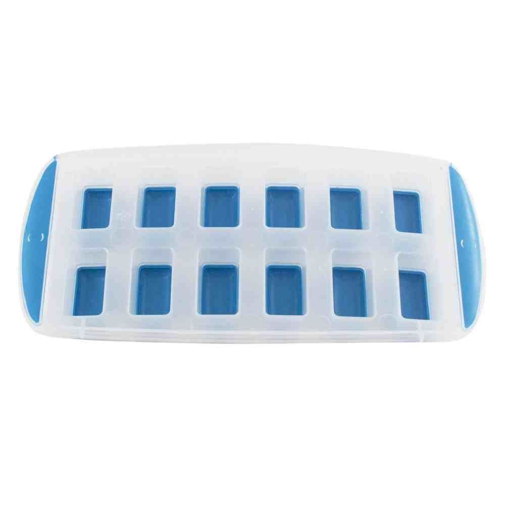 Forma De Gelo Em Silicone Western Etilux - 12 Cubos