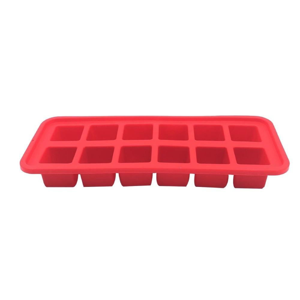 Forma De Silicone Para Gelo Basic Havan Casa - Vermelho
