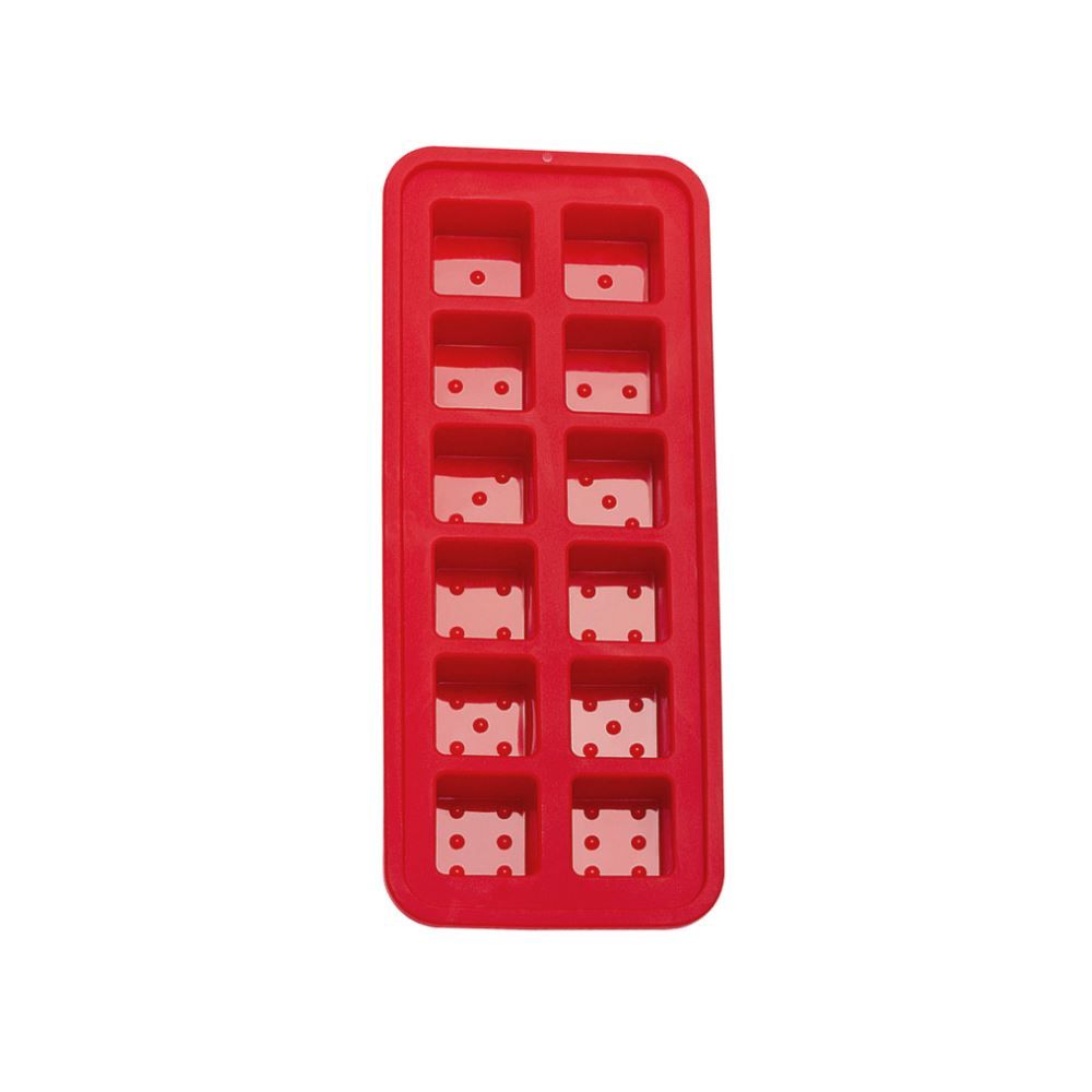 Forma De Silicone Para Gelo Basic Havan Casa - Vermelho
