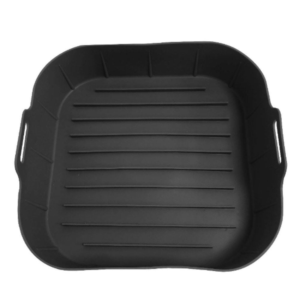 Forma Para Air Fryer Quadrada De Silicone Havan Casa 20Cm - Preto