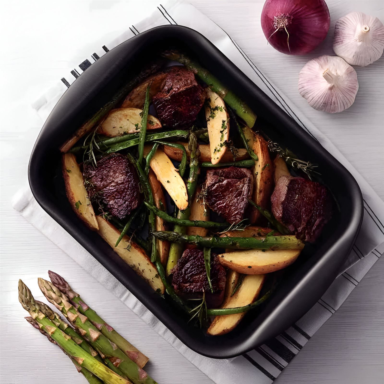 Assadeira Funda Retangular Alumínio Starflon Max Brasil Tramontina 28Cm - Grafite