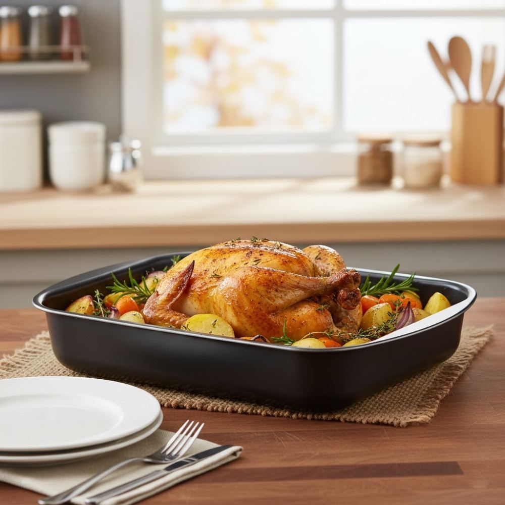 Forma Funda Retangular Alumínio Starflon Max Brasil Tramontina 28Cm - Grafite