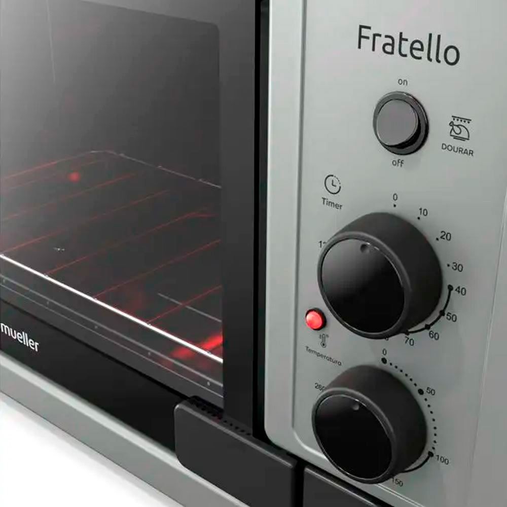 Forno Elétrico 44 Litros Fratello Titânio Mueller