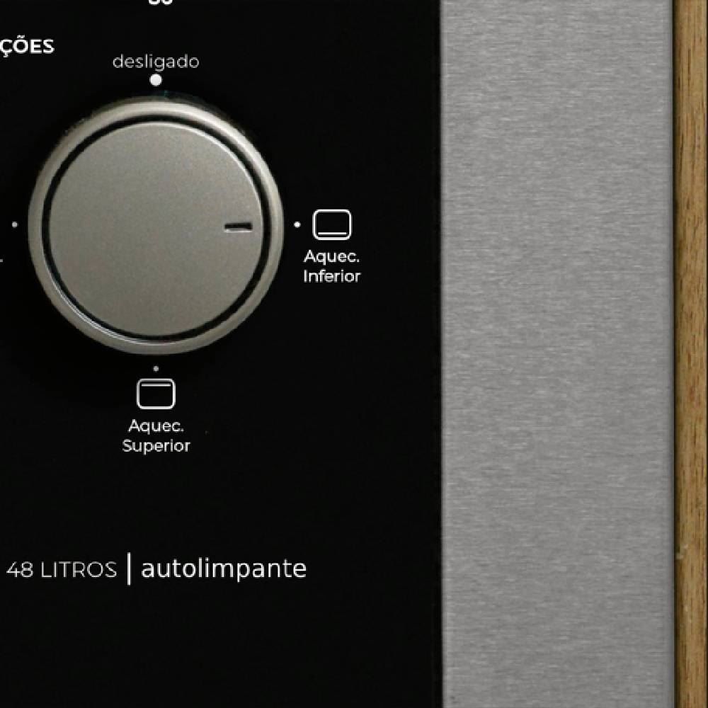 Forno Elétrico Fischer 48 Litros de Embutir Fit Line