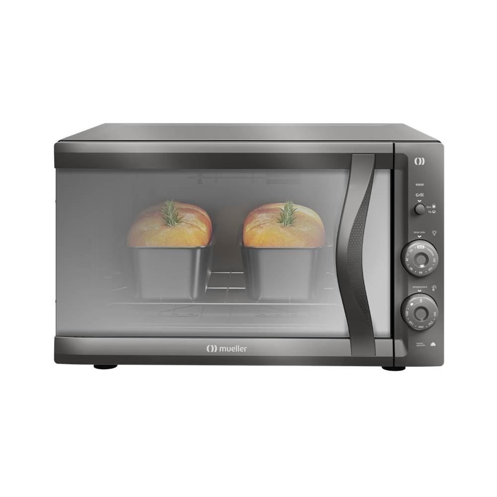 FORNO ELÉTRICO MUELLER MFB50F 50 LITROS ESPELHADO COM GRILL