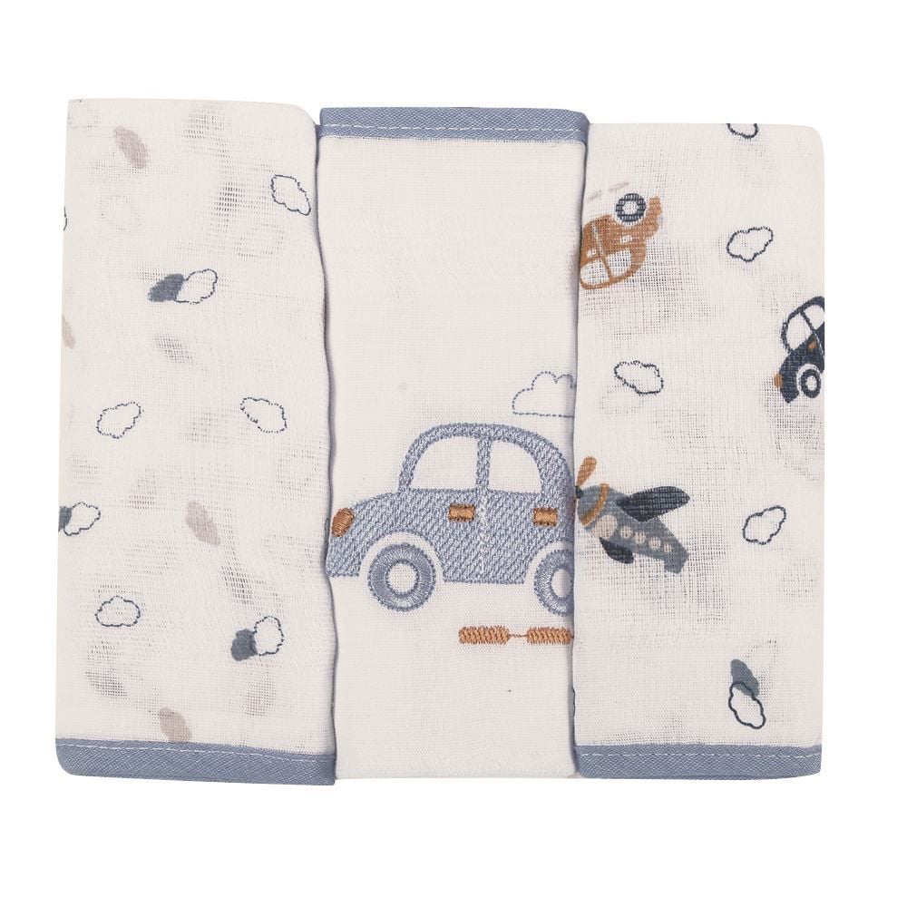 Fralda Estampada Com 3 Peças Havan Baby - Carros