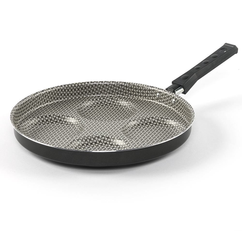 Frigideira 4 Ovos Fortaleza 26Cm - Preto