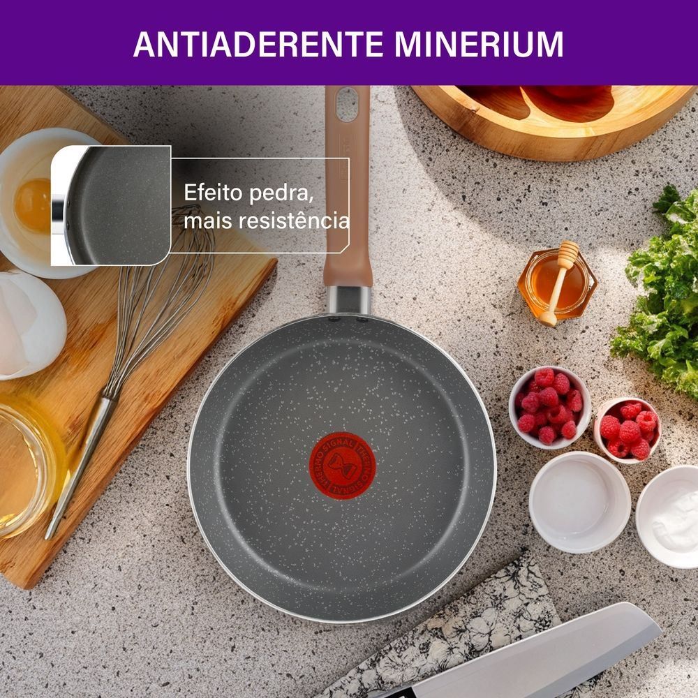 Frigideira Rochedo Natural Stone 20Cm - 20cm