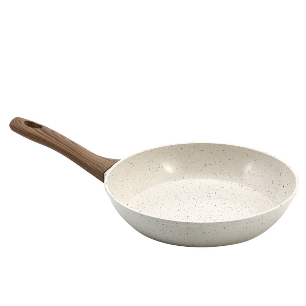 Frigideira De Alumínio Com Revestimento Cerâmico Cook Mármol Mimo Style 1,6L - Bege