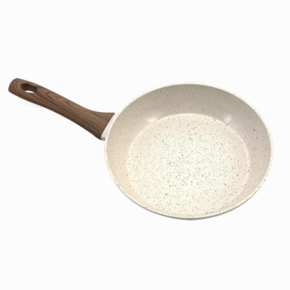 Frigideira De Alumínio Com Revestimento Cerâmico Cook Mármol Mimo Style 1,6L - Bege