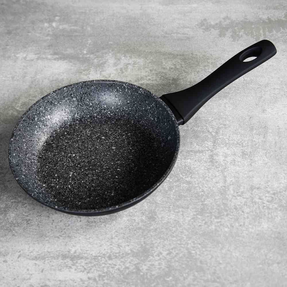 Frigideira De Alumínio E Revestimento Em Granito Ibiza Havan Casa 1L - Preto