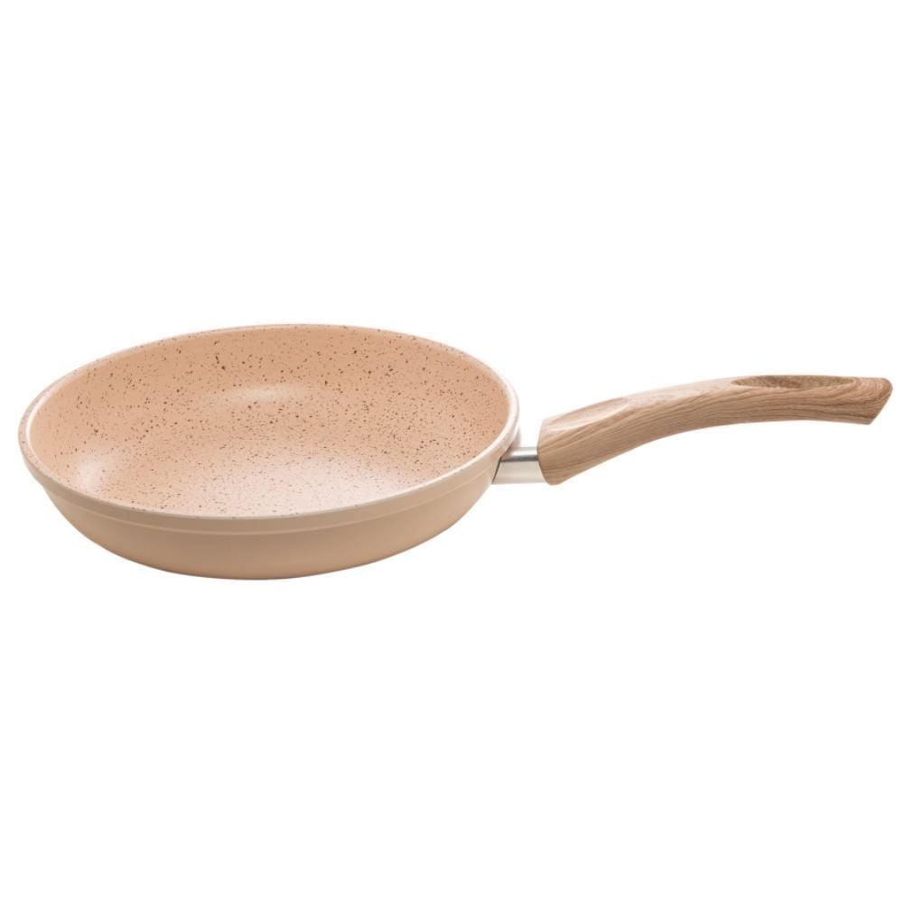 Frigideira De Indução Alumínio Revestida Cerâmica Granilite Lyor 1 Litro - Bege