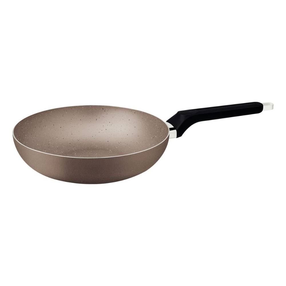 Frigideira Funda Tramontina Milazzo Aluminio Starflon Max 24Cm - Amêndoa