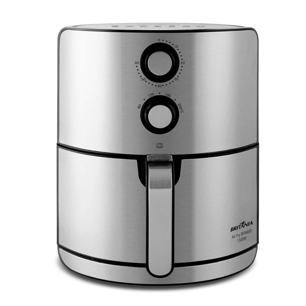 Fritadeira Air Fryer 4,6 Litros Antiaderente Britânia BFR46PI