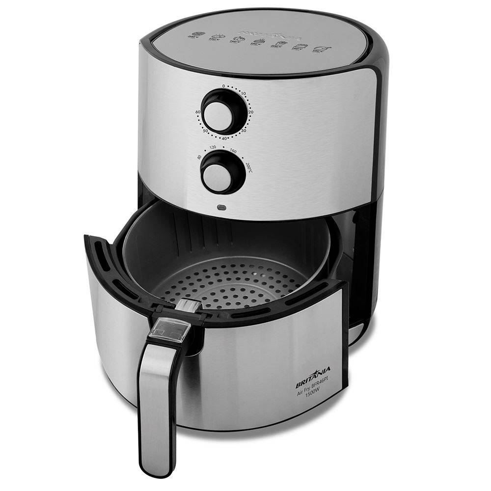 Fritadeira Air Fryer 4,6 Litros Antiaderente Britânia BFR46PI
