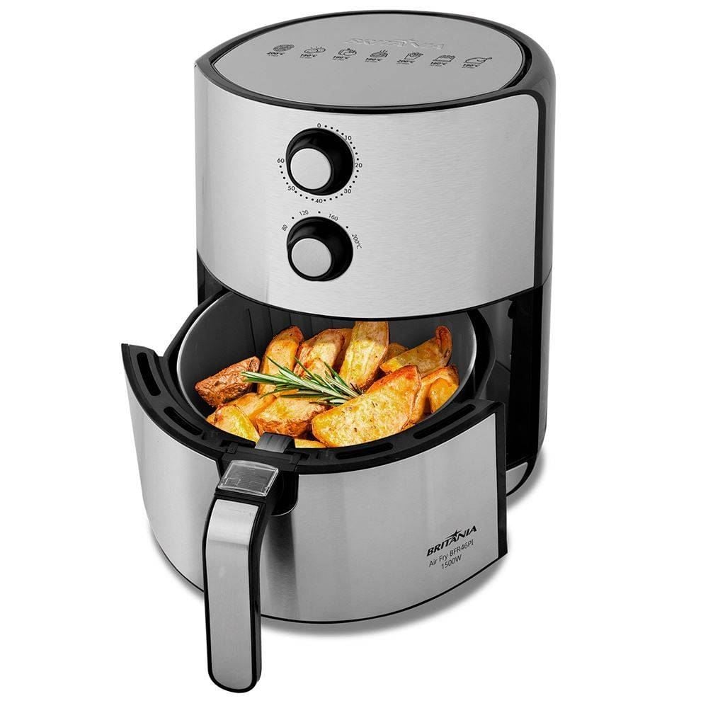 Fritadeira Air Fryer 4,6 Litros Antiaderente Britânia BFR46PI