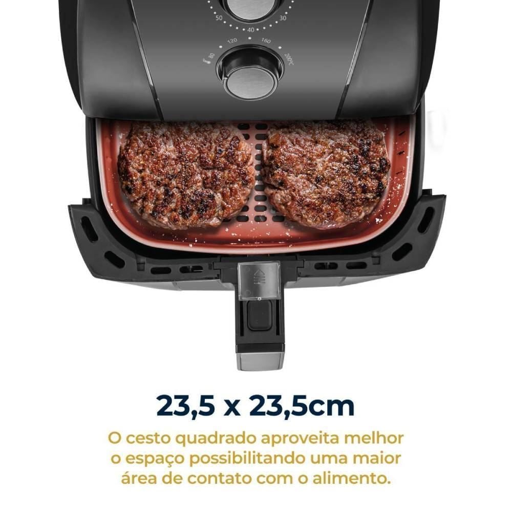 Fritadeira Air Fryer Britânia 5,5 Litros Redstone BFR50