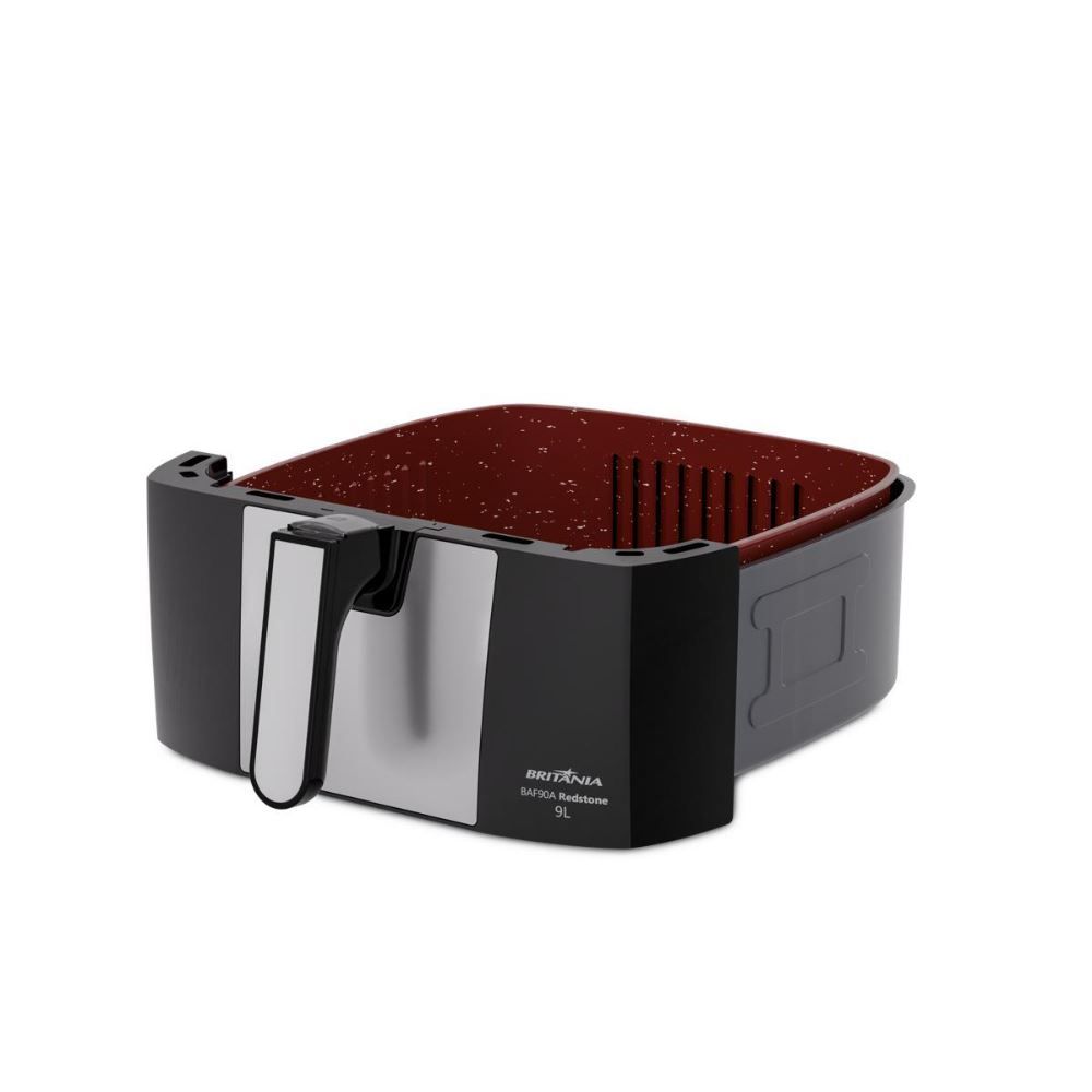 Fritadeira Air Fryer Britânia 9 Litros 2000W Antiaderente Redstone BAF90A