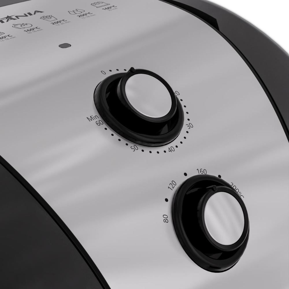 Fritadeira Air Fryer Britânia 9 Litros 2000W Antiaderente Redstone BAF90A