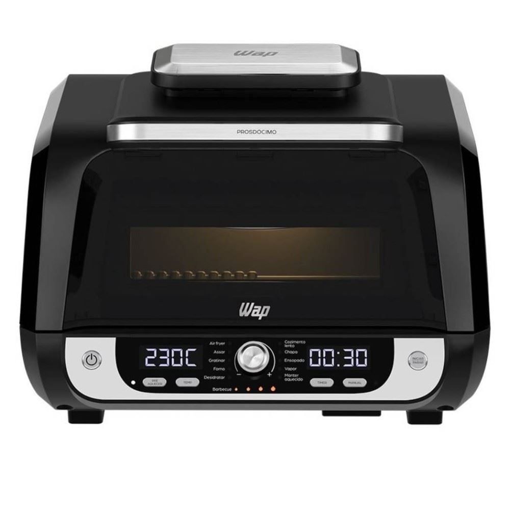 Fritadeira Air Fryer Elétrica Wap 10 Litros 12 em 1 Barbecue