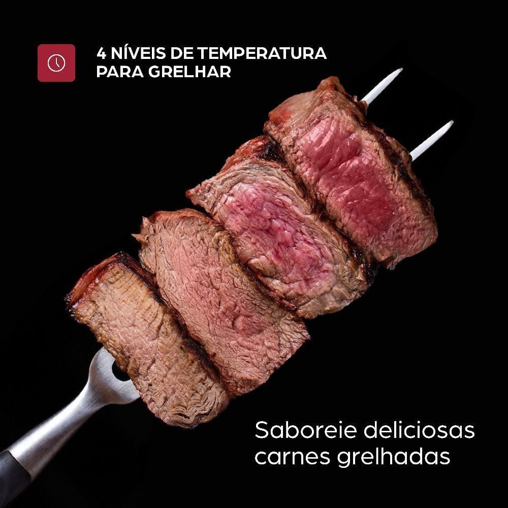 Fritadeira Air Fryer Elétrica Wap 10 Litros 12 em 1 Barbecue