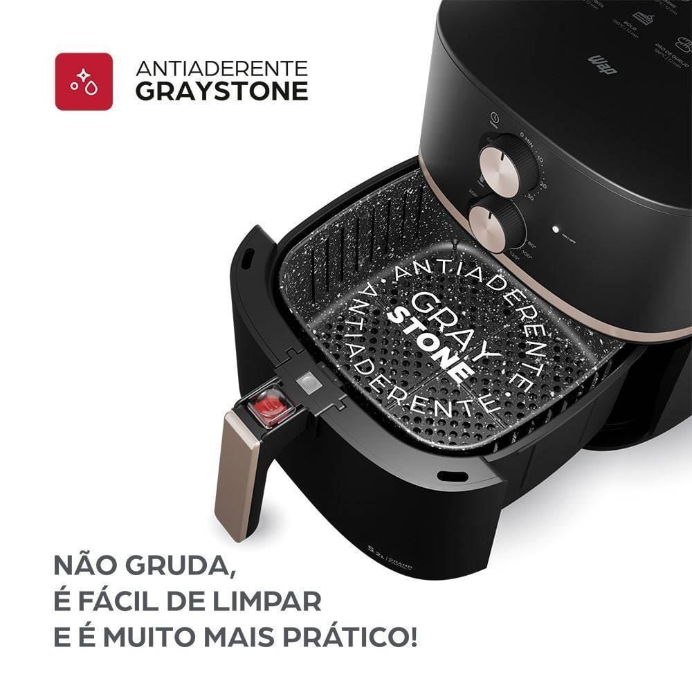 Fritadeira Air Fryer Elétrica Wap 5,2 Litros Grand Family