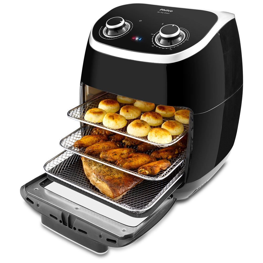 Fritadeira Air Fryer Oven Philco 2 em 1 11 Litros PFR2000P