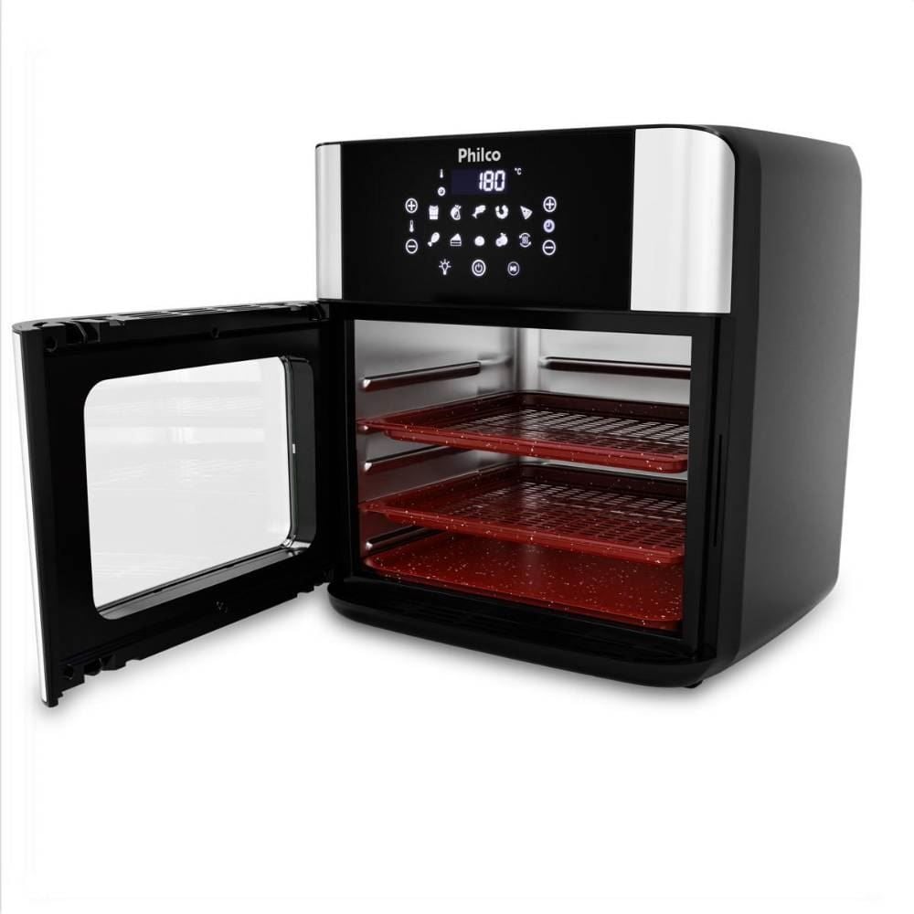 Fritadeira Air Fryer Philco 16L 4 em 1 Painel Digital PAF16A
