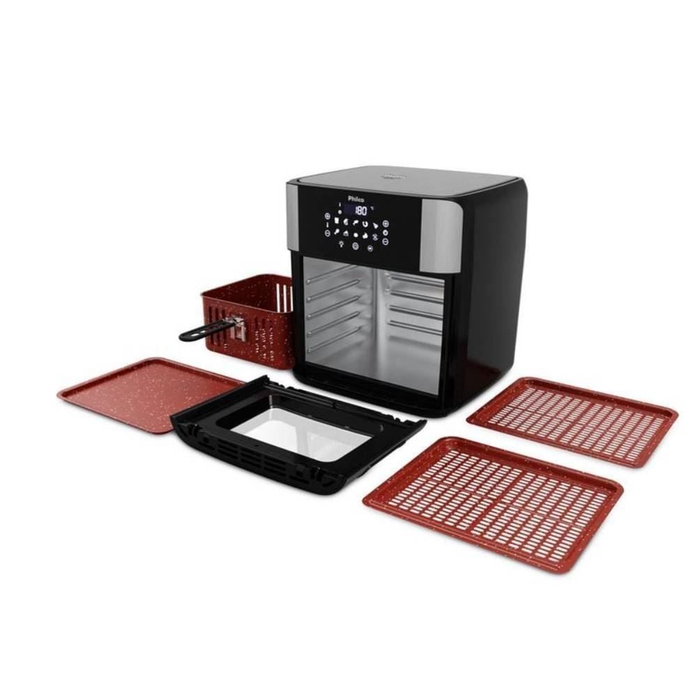Fritadeira Air Fryer Philco 16L 4 em 1 Painel Digital PAF16A