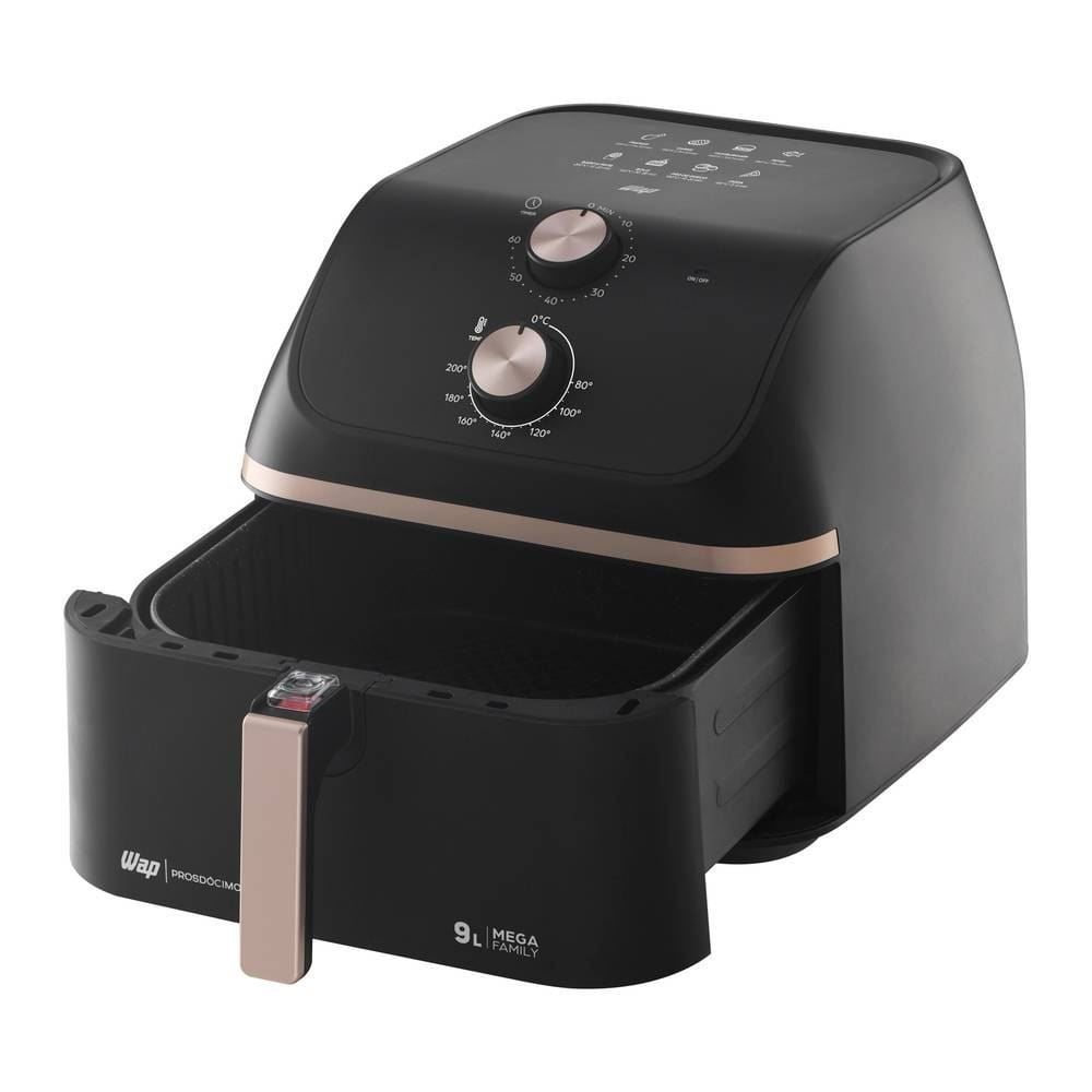 Fritadeira Air Fryer Wap WAFM9 9L Cesto Quadrado e Amplo 1900W